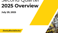 Stanley Black & Decker Q2 earnings