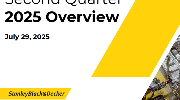 Stanley Black & Decker Q2 earnings
