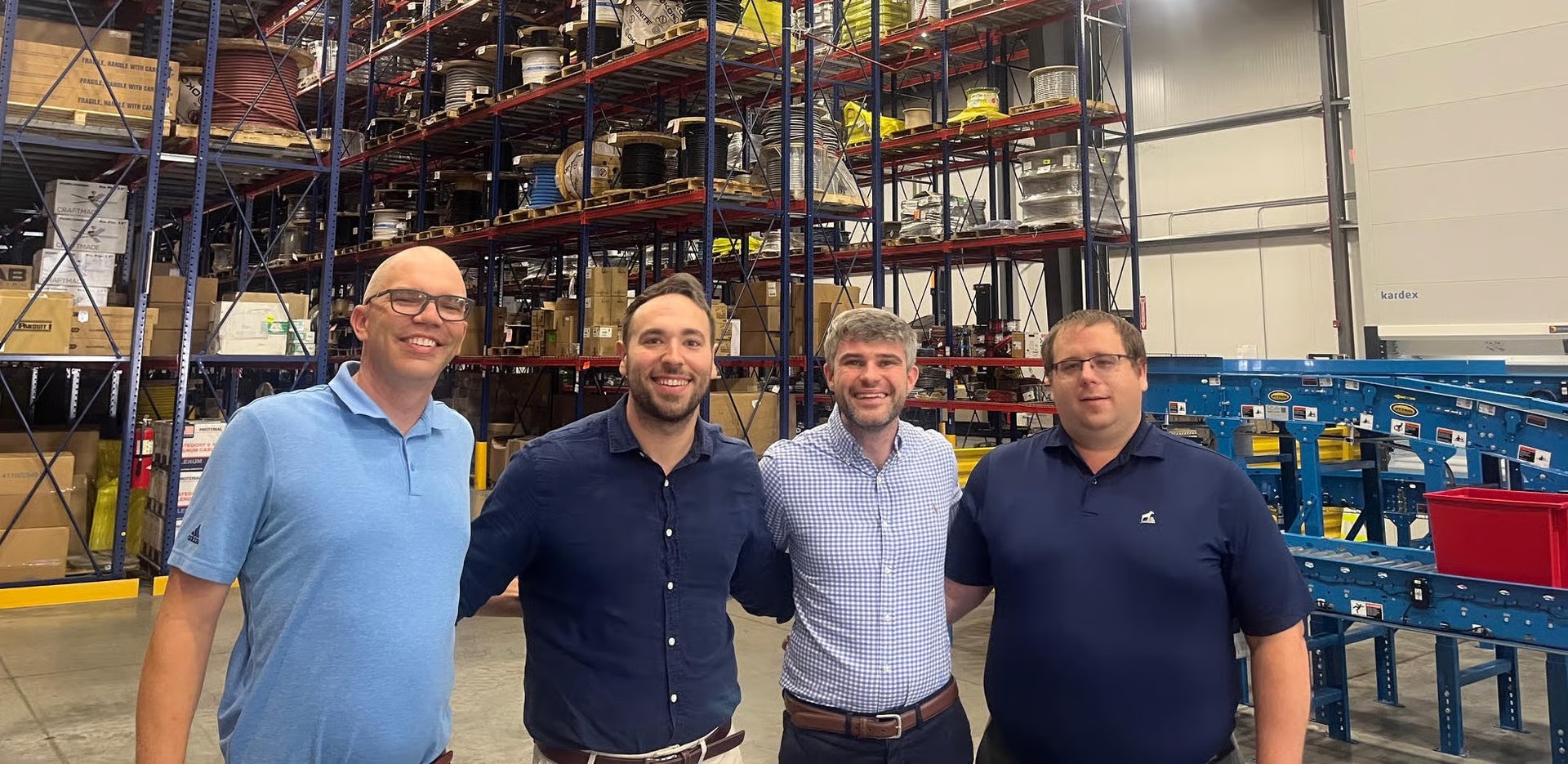 Visiting the distribution center of an early partner (September 22, 2025)