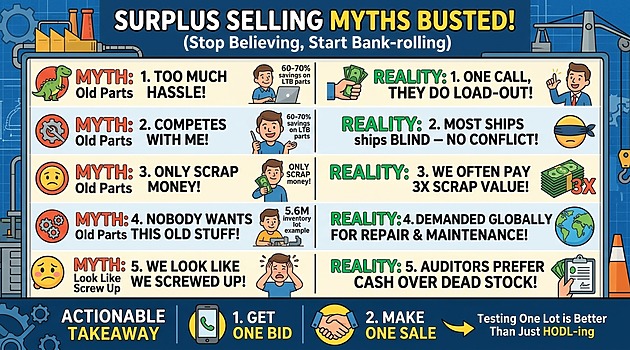 Surplus Selling Myths - Industrial Supply Trends