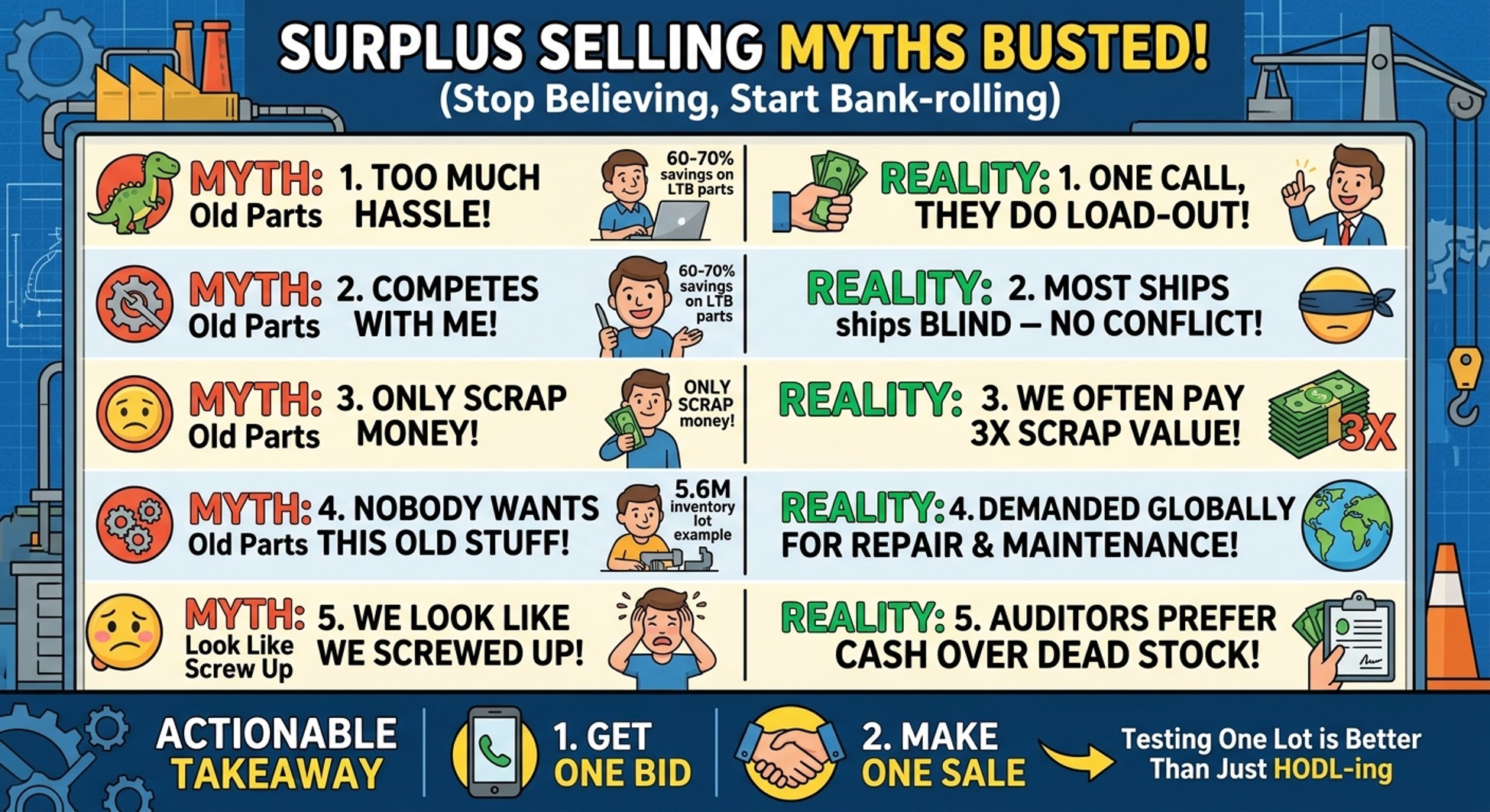 Surplus Selling Myths - Industrial Supply Trends